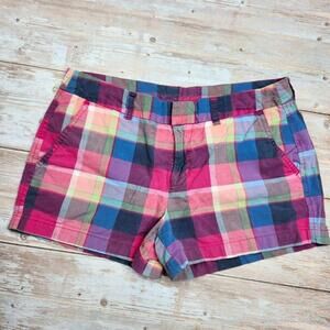 GAP Multicolor Plaid Women Shorts